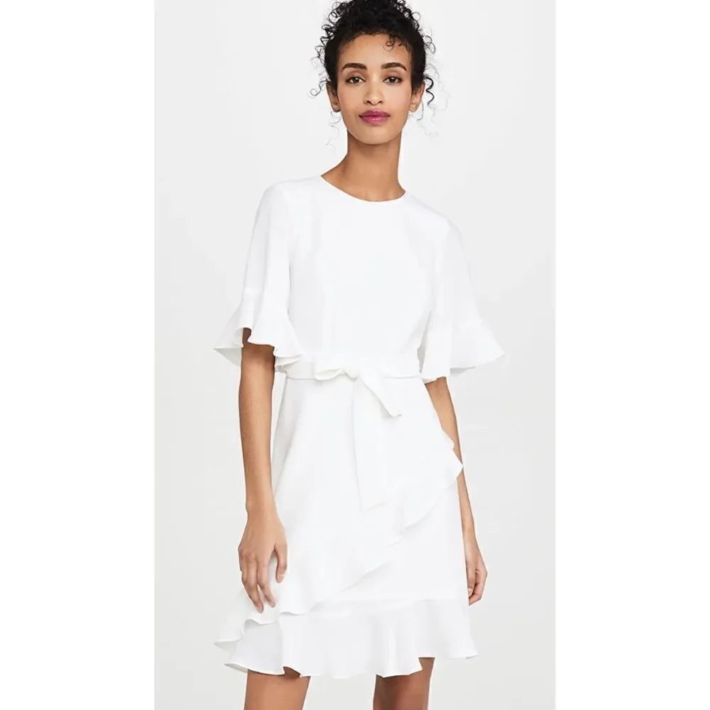 Shoshanna Andora Ruffles belted Dress size US2